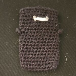 Small Crochet Crow Pouch
